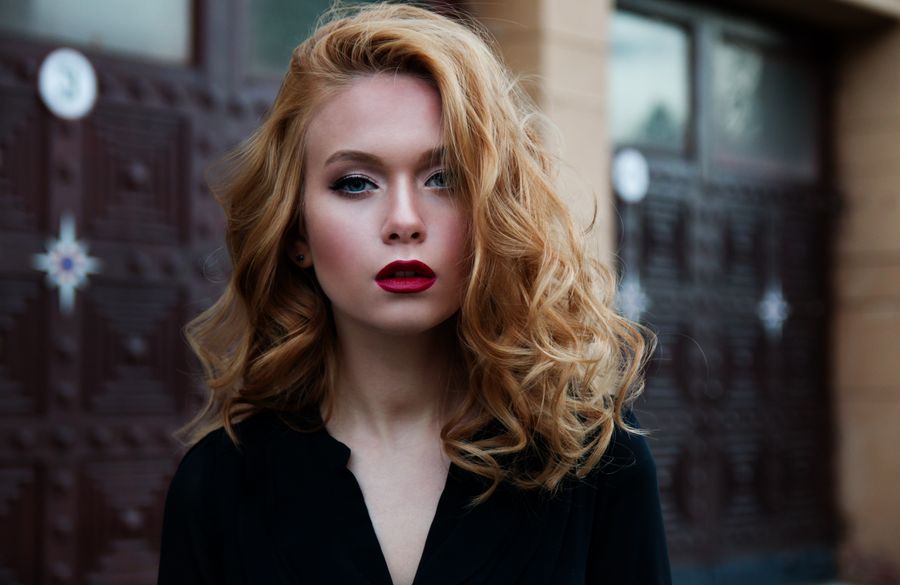 Natural long blonde hair extensions